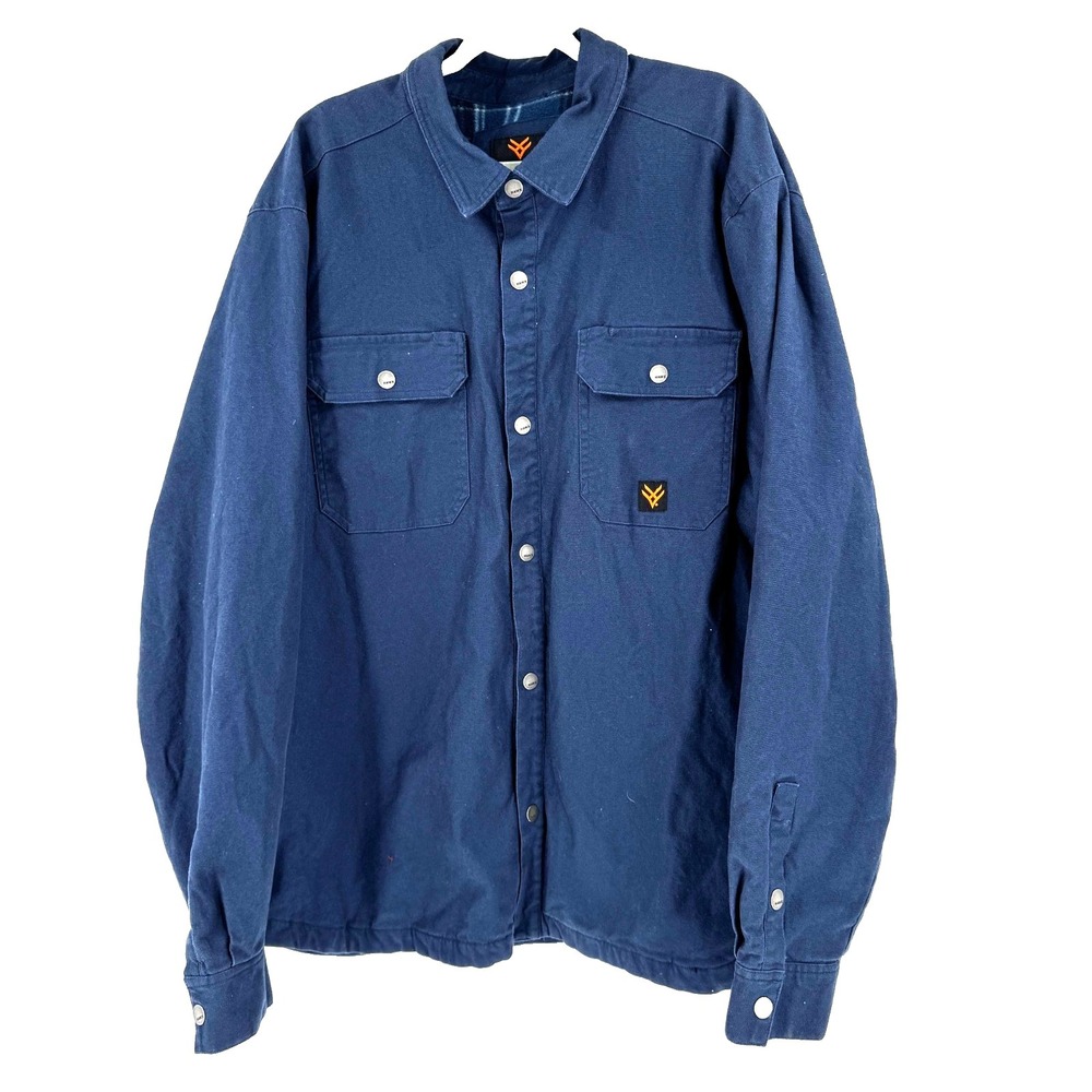 NEW Hawx‎ Weathered Canvas Fleece Lined Chore Jacket Men's XXL Workwear Landman